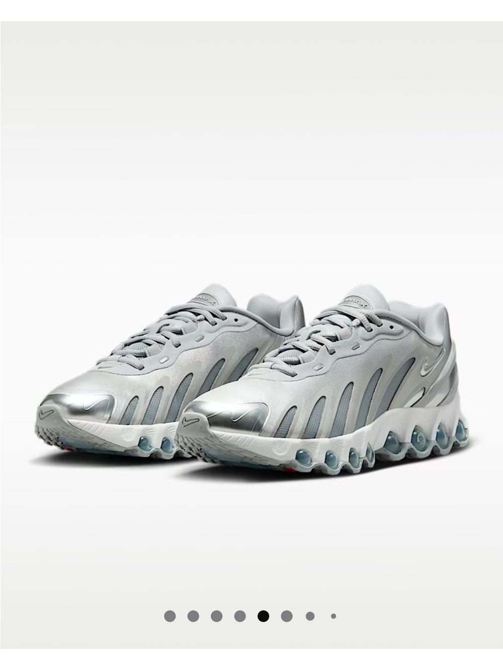 Nike Women’s Air Max DN8 Silver/Gray Lightweight Running Sneakers - Picture 4 of 8